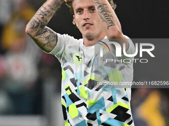 Nicolo Rovella of S.S. Lazio participates in the 8th day of the Serie A Championship between Juventus F.C. and S.S. Lazio at Allianz Stadium...