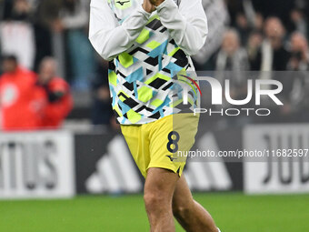 Matteo Guendouzi of S.S. Lazio participates in the 8th day of the Serie A Championship between Juventus F.C. and S.S. Lazio at Allianz Stadi...