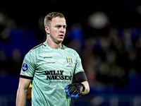 RKC goalkeeper Yanick van Osch plays during the match between RKC and Twente at the Mandemakers Stadium in Waalwijk, Netherlands, on October...