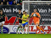 FC Twente goalkeeper Lars Unnerstall plays during the match between RKC and Twente at the Mandemakers Stadium in Waalwijk, Netherlands, on O...