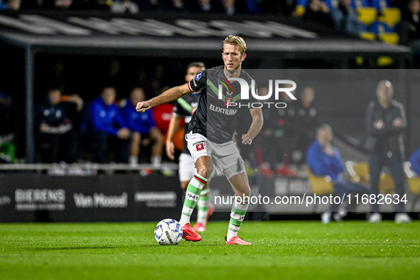 FC Twente midfielder Michel Vlap plays during the match between RKC and Twente at the Mandemakers Stadium in Waalwijk, Netherlands, on Octob...