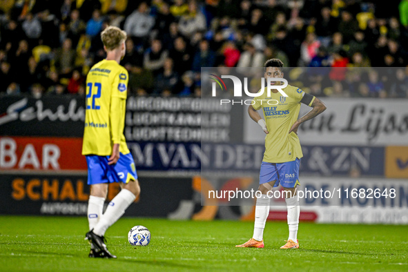 FC Twente forward Younes Taha plays during the match between RKC and Twente at the Mandemakers Stadium in Waalwijk, Netherlands, on October...