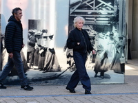 Claire Denis attends the remake of the light factories in Lyon, France, on October 19, 2024. (