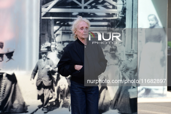 Claire Denis attends the remake of the light factories in Lyon, France, on October 19, 2024. 