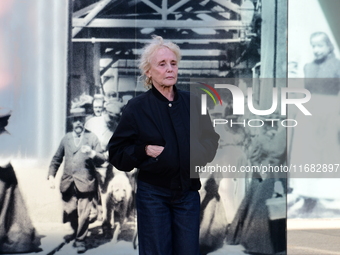 Claire Denis attends the remake of the light factories in Lyon, France, on October 19, 2024. (