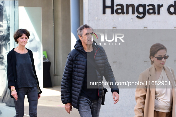 Julien Clerc attends the remake of the light factories in Lyon, France, on October 19, 2024. 