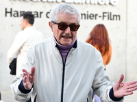 Claude Lelouch attends the remake of the light factories in Lyon, France, on October 19, 2024. (