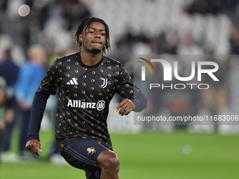 Samuel Tshifunda Mbangula participates in the Serie A 2024-2025 match between Juventus and Lazio in Turin, Italy, on October 19, 2024. (