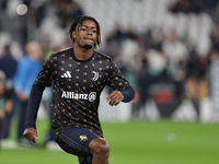 Samuel Tshifunda Mbangula participates in the Serie A 2024-2025 match between Juventus and Lazio in Turin, Italy, on October 19, 2024. (