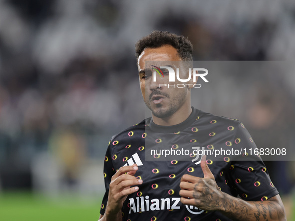 Danilo participates in the Serie A 2024-2025 match between Juventus and Lazio in Turin, Italy, on October 19, 2024. 