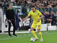 Adam Marusic participates in the Serie A 2024-2025 match between Juventus and Lazio in Turin, Italy, on October 19, 2024 (