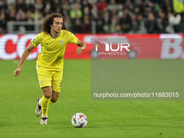 Matteo Guendouzi participates in the Serie A 2024-2025 match between Juventus and Lazio in Turin, Italy, on October 19, 2024. 