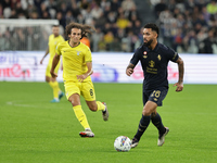 Douglas Luiz participates in the Serie A 2024-2025 match between Juventus and Lazio in Turin, Italy, on October 19, 2024. (