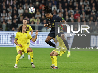 Khephren Thuram participates in the Serie A 2024-2025 match between Juventus and Lazio in Turin, Italy, on October 19, 2024. (