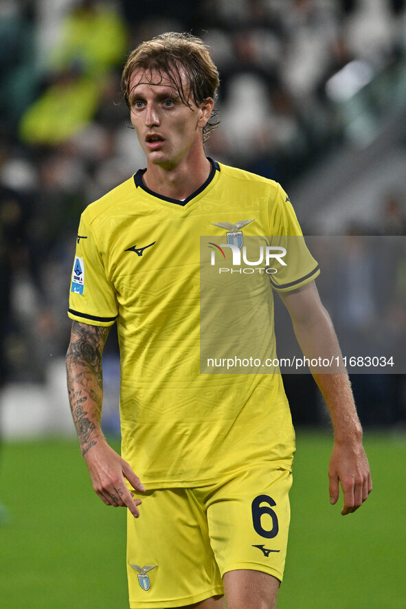 Nicolo Rovella of S.S. Lazio participates in the 8th day of the Serie A Championship between Juventus F.C. and S.S. Lazio at Allianz Stadium...