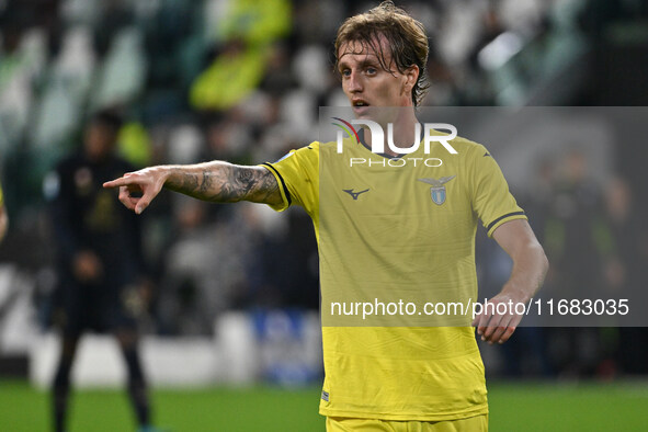 Nicolo Rovella of S.S. Lazio participates in the 8th day of the Serie A Championship between Juventus F.C. and S.S. Lazio at Allianz Stadium...