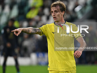 Nicolo Rovella of S.S. Lazio participates in the 8th day of the Serie A Championship between Juventus F.C. and S.S. Lazio at Allianz Stadium...