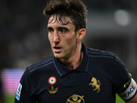 Andrea Cambiaso of Juventus F.C. during the 8th day of the Serie A Championship between Juventus F.C. and S.S. Lazio at Allianz Stadium in T...