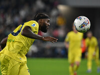 Nuno Tavares of S.S. Lazio is in action during the 8th day of the Serie A Championship between Juventus F.C. and S.S. Lazio at Allianz Stadi...