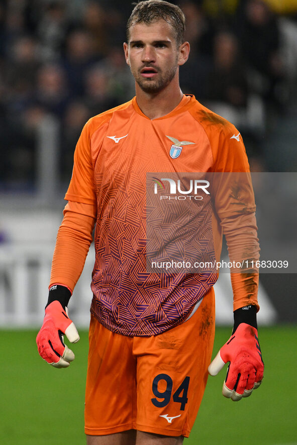 Ivan Provedel of S.S. Lazio participates in the 8th day of the Serie A Championship between Juventus F.C. and S.S. Lazio at Allianz Stadium...