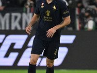 Federico Gatti of Juventus F.C. is in action during the 8th day of the Serie A Championship between Juventus F.C. and S.S. Lazio at Allianz...