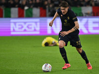 Nicolo Savona of Juventus F.C. is in action during the 8th day of the Serie A Championship between Juventus F.C. and S.S. Lazio at Allianz S...