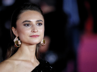 Isabella Nefar attends the ''Reading Lolita In Tehran'' red carpet during the 19th Rome Film Festival at Auditorium Parco Della Musica in Ro...