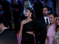 Isabella Nefar attends the ''Reading Lolita In Tehran'' red carpet during the 19th Rome Film Festival at Auditorium Parco Della Musica in Ro...