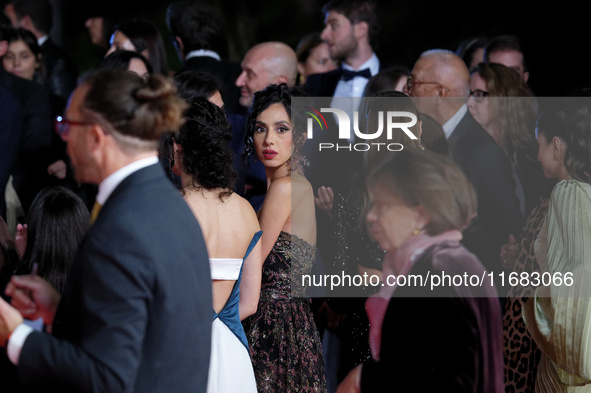 Catayoune Ahmadi attends the ''Reading Lolita In Tehran'' red carpet during the 19th Rome Film Festival at Auditorium Parco Della Musica in...