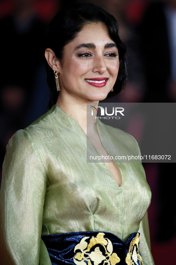 Golshifteh Farahani attends the ''Reading Lolita In Tehran'' red carpet during the 19th Rome Film Festival at Auditorium Parco Della Musica...