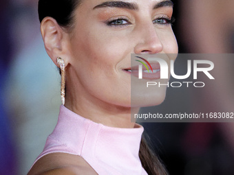 Lara Dalileh Wolf attends the ''Reading Lolita In Tehran'' red carpet during the 19th Rome Film Festival at Auditorium Parco Della Musica in...