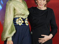 Golshifteh Farahani and Azar Nafisi attend the ''Reading Lolita In Tehran'' red carpet during the 19th Rome Film Festival at Auditorium Parc...