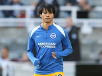 Kaoru Mitoma of Brighton and Hove Albion plays during the Premier League match between Newcastle United and Brighton and Hove Albion at St....