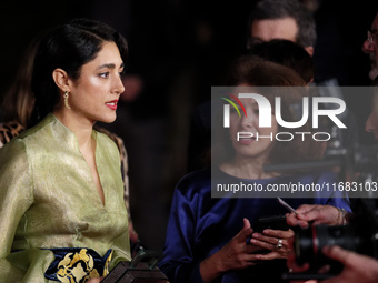 Golshifteh Farahani attends the ''Reading Lolita In Tehran'' red carpet during the 19th Rome Film Festival at Auditorium Parco Della Musica...