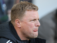 Newcastle United Manager Eddie Howe is present during the Premier League match between Newcastle United and Brighton and Hove Albion at St....