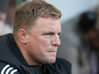 Newcastle United Manager Eddie Howe is present during the Premier League match between Newcastle United and Brighton and Hove Albion at St....