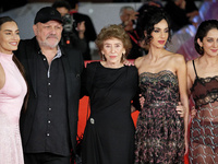 (L-R) Lara Dalileh Wolf, Eran Riklis, Azar Nafisi, Catayoune Ahmadi, and Mina Kavani attend the ''Reading Lolita In Tehran'' red carpet duri...