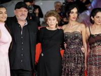 (L-R) Lara Dalileh Wolf, Eran Riklis, Azar Nafisi, Catayoune Ahmadi, and Mina Kavani attend the ''Reading Lolita In Tehran'' red carpet duri...