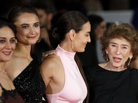 (L-R) Zar Amir Ebrahimi, Isabella Nefar, Lara Dalileh Wolf, and Azar Nafisi attend the ''Reading Lolita In Tehran'' red carpet during the 19...