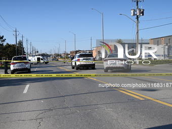 One woman is dead, and two other women and a man are injured in a mass shooting in Brampton, Ontario, Canada, on October 19, 2024. On Saturd...