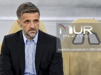 Igor Bisan Bisan, head coach of Al Ahli SC, looks on before the Ooredoo Qatar Stars League 24/25 match between Al Ahli SC and Al Duhail SC a...