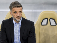 Igor Bisan Bisan, head coach of Al Ahli SC, looks on before the Ooredoo Qatar Stars League 24/25 match between Al Ahli SC and Al Duhail SC a...