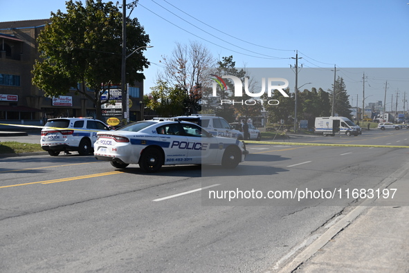 One woman is dead, and two other women and a man are injured in a mass shooting in Brampton, Ontario, Canada, on October 19, 2024. On Saturd...