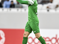 Driss Fettouhi of Al Ahli SC plays in the Ooredoo Qatar Stars League 24/25 match between Al Ahli SC and Al Duhail SC at Al Thumama Stadium i...