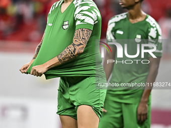 Erik Alexander Hernandez of Al Ahli SC plays in the Ooredoo Qatar Stars League 24/25 match between Al Ahli SC and Al Duhail SC at Al Thumama...