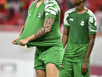 Erik Alexander Hernandez of Al Ahli SC plays in the Ooredoo Qatar Stars League 24/25 match between Al Ahli SC and Al Duhail SC at Al Thumama...