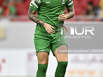 Erik Alexander Hernandez of Al Ahli SC plays in the Ooredoo Qatar Stars League 24/25 match between Al Ahli SC and Al Duhail SC at Al Thumama...