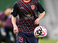 Benjamin Bourigeaud of Al Duhail FC plays in the Ooredoo Qatar Stars League 24/25 match between Al Ahli SC and Al Duhail SC at Al Thumama St...