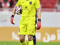 Salah Zachariah of Al Duhail FC plays in the Ooredoo Qatar Stars League 24/25 match between Al Ahli SC and Al Duhail SC at Al Thumama Stadiu...