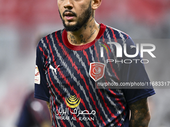 Edmilson Junior of Al Duhail FC plays in the Ooredoo Qatar Stars League 24/25 match between Al Ahli SC and Al Duhail SC at Al Thumama Stadiu...